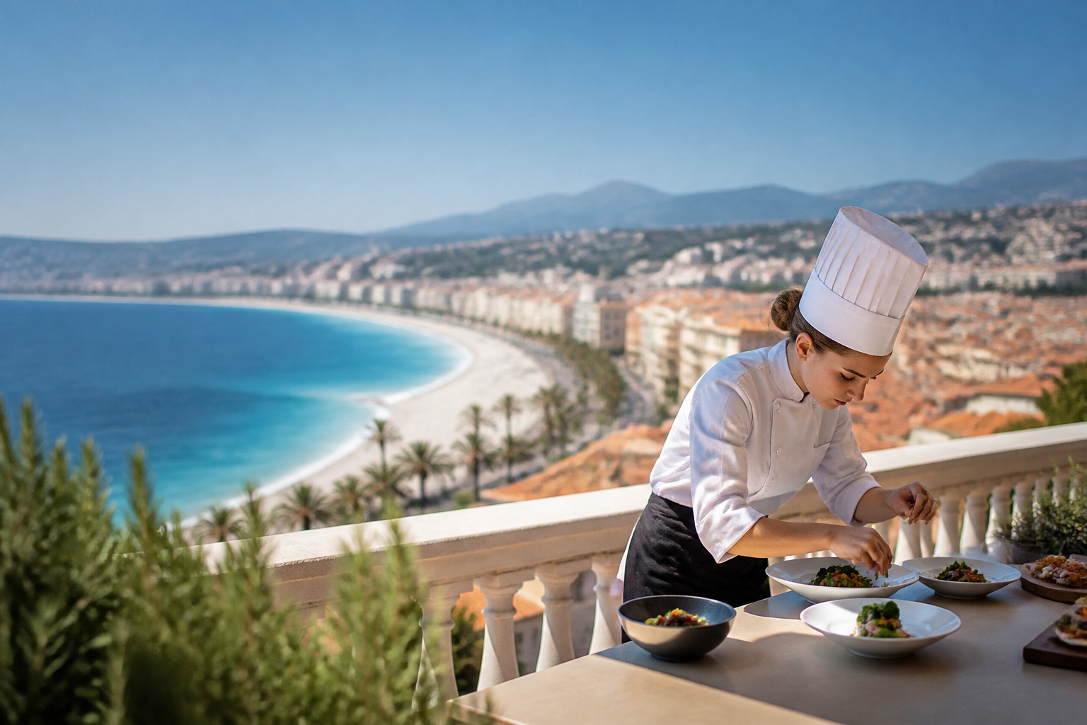 Illustration éditoriale : Nice | FERRANDI Paris ouvrira un campus dédié à l'hôtellerie-restauration en septembre 2027