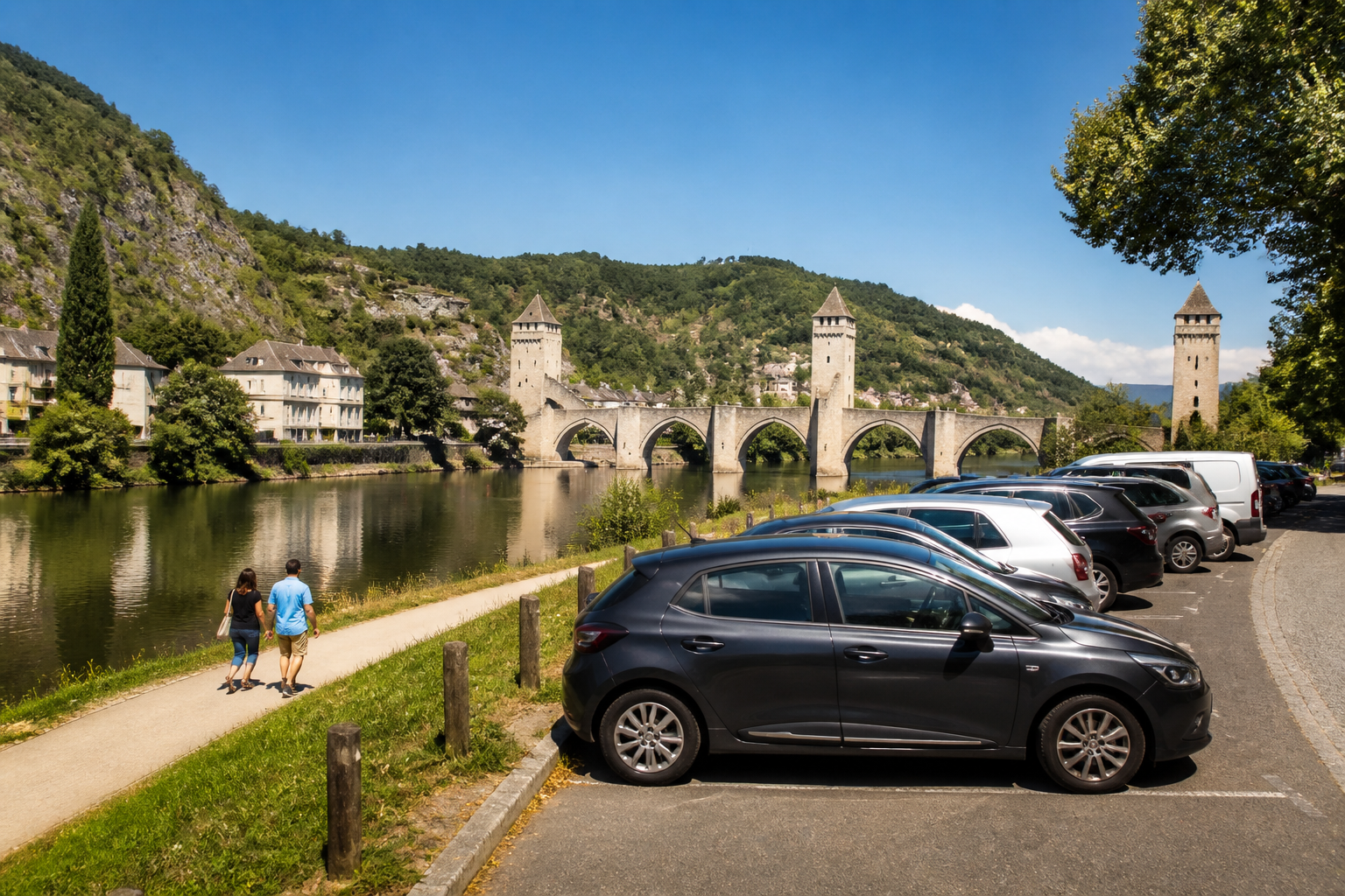 Où se garer à Cahors ? Parkings gratuits, payants et relais