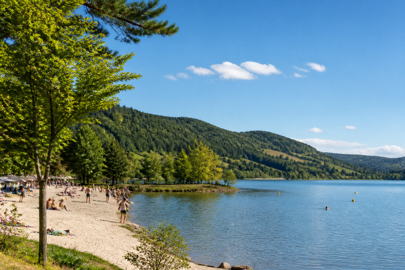 Les 4 meilleures plages proches de Saint-Étienne