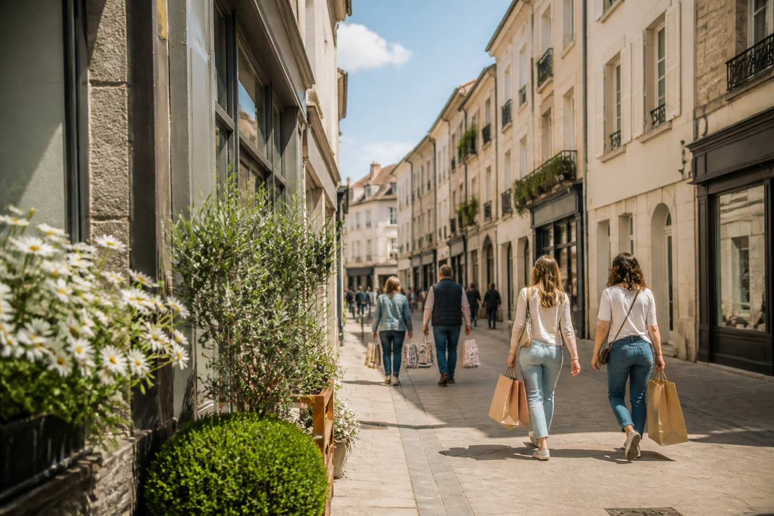 Où faire du shopping à Dourdan ? Rues, centres et boutiques locales