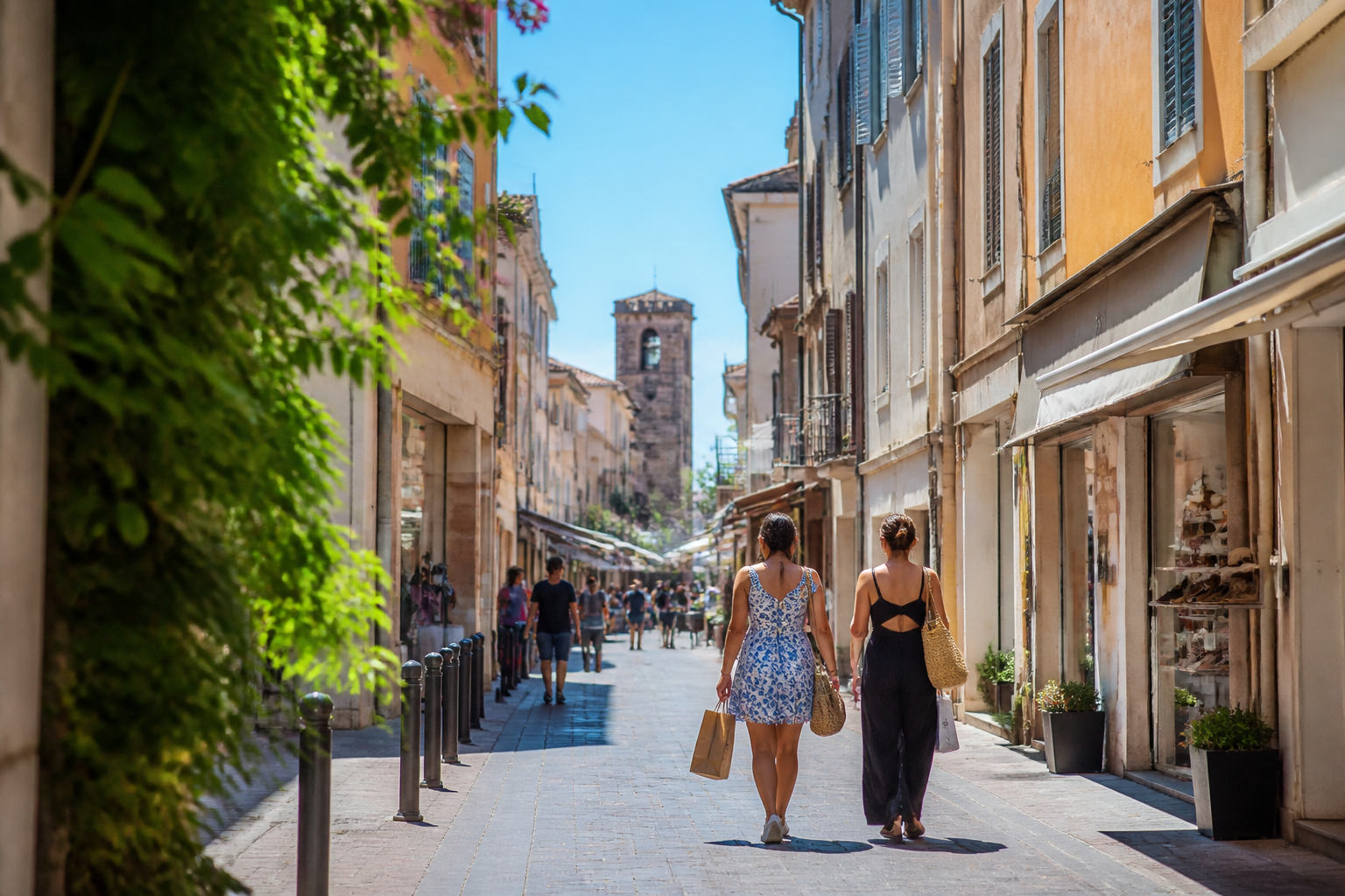 Où faire du shopping à Fréjus ? Rues, centres et boutiques locales