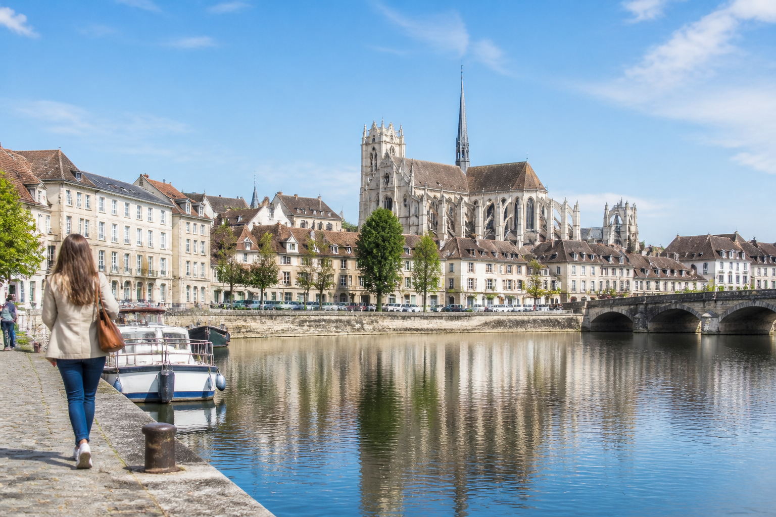 Visiter Auxerre en 1 jour : itinéraire à pied, étapes et carte