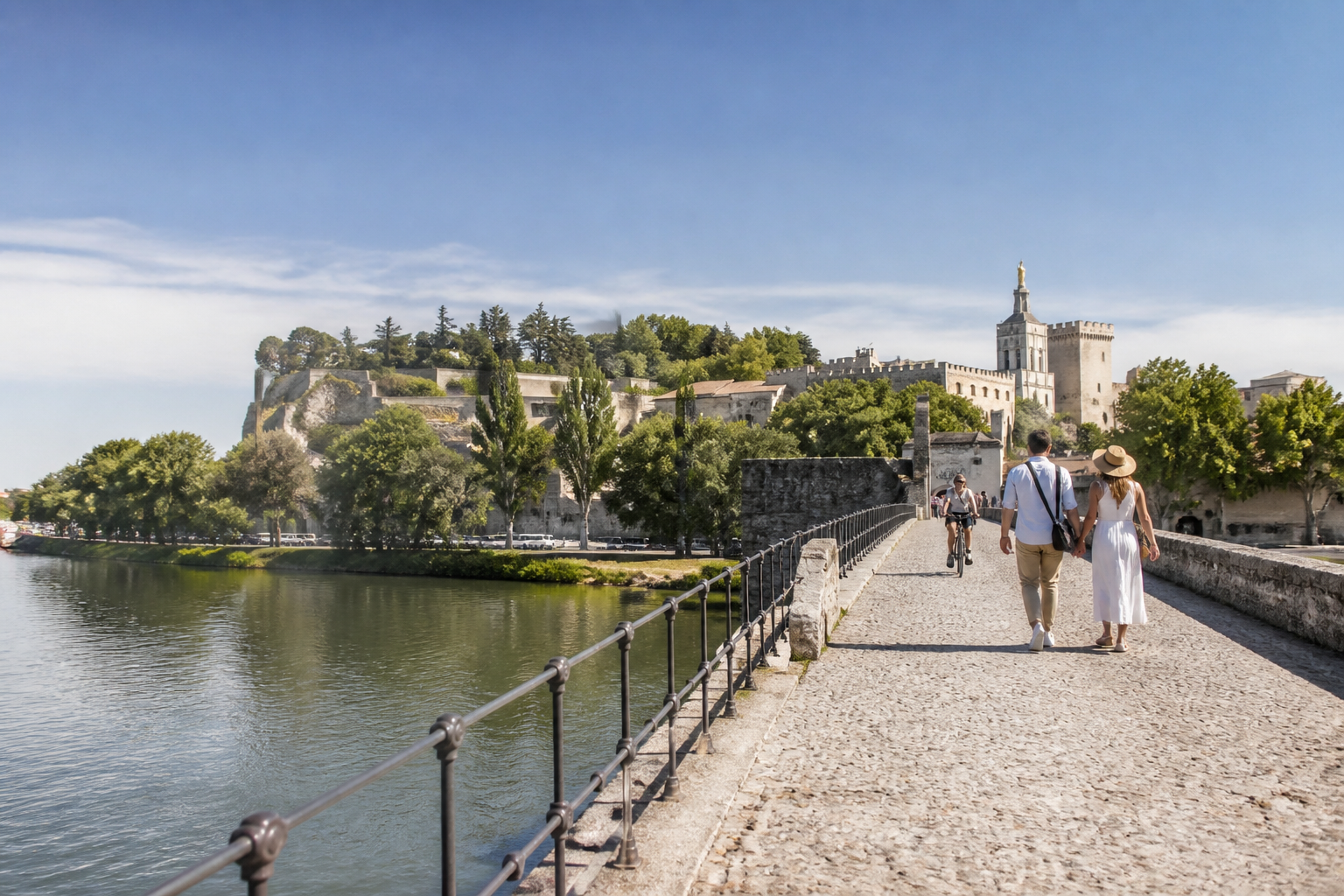 Visiter Avignon sans voiture : train, transports et itinéraire