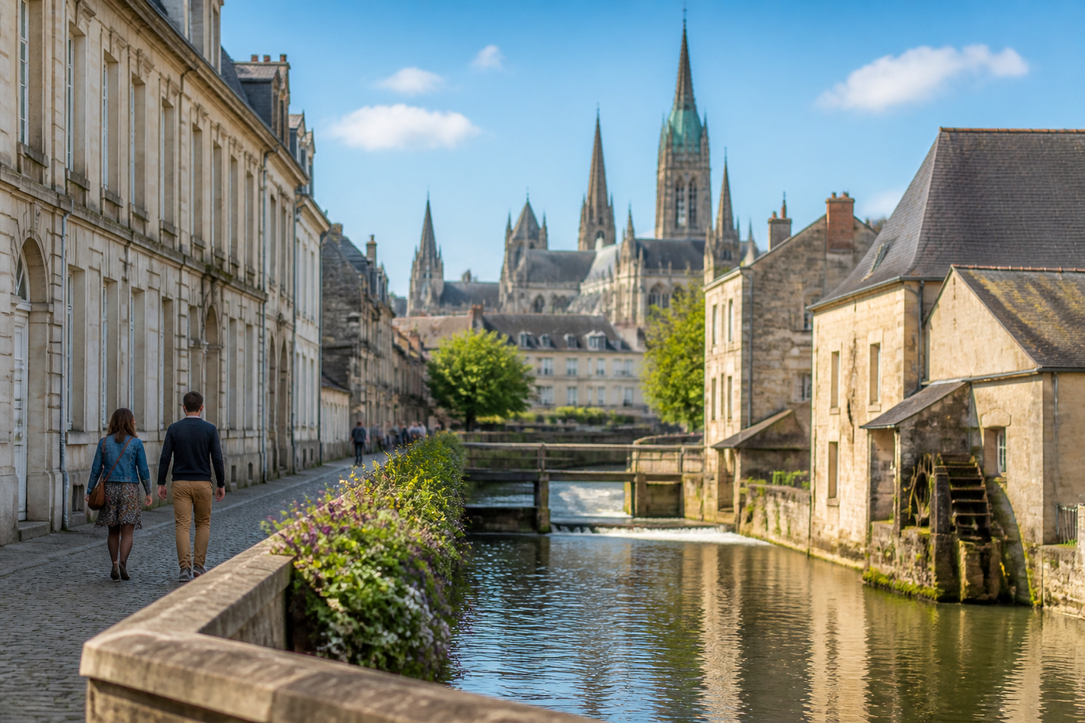 Visiter Bayeux en 1 jour : itinéraire à pied, étapes et carte