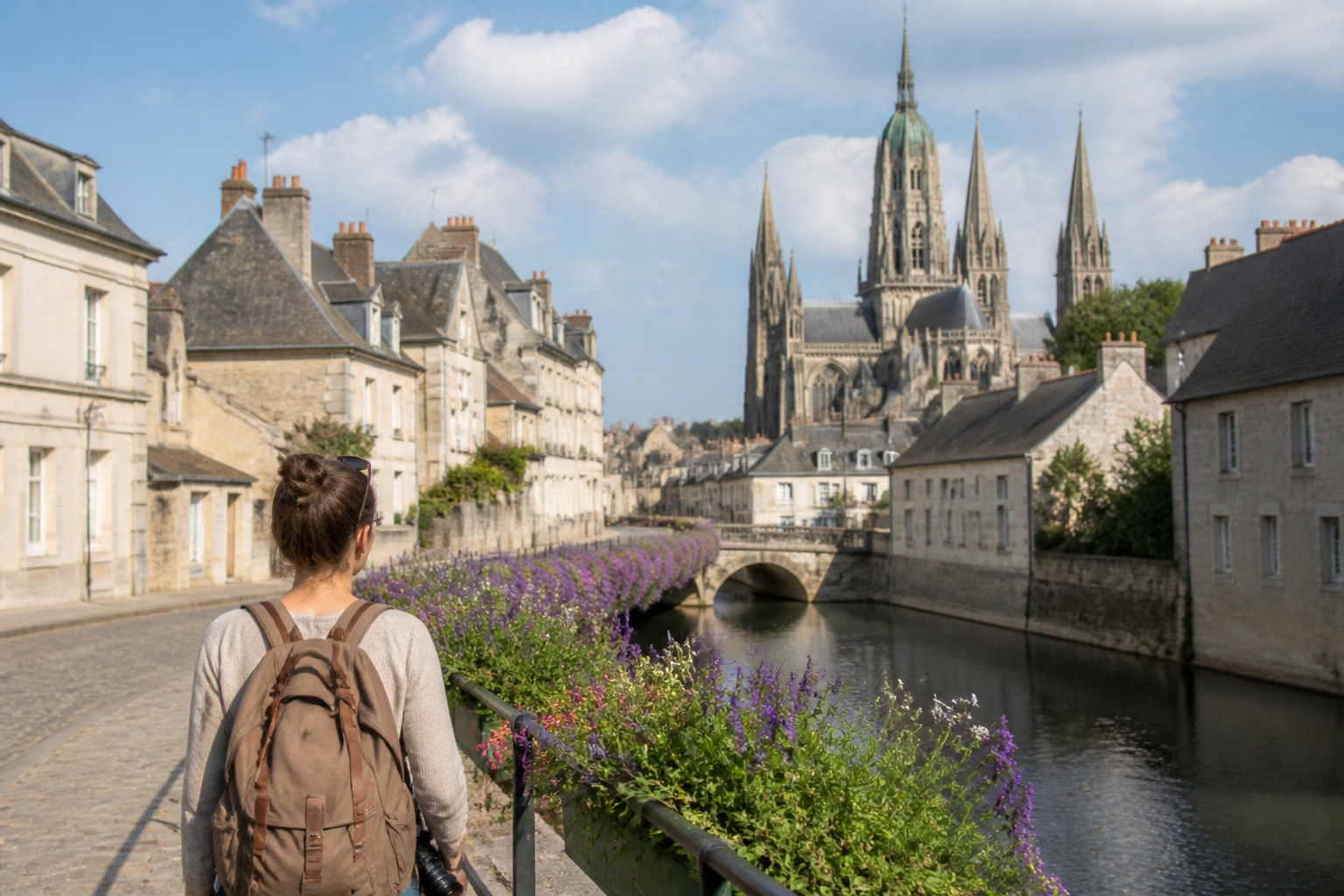 Visiter Bayeux sans voiture : train, transports et itinéraire