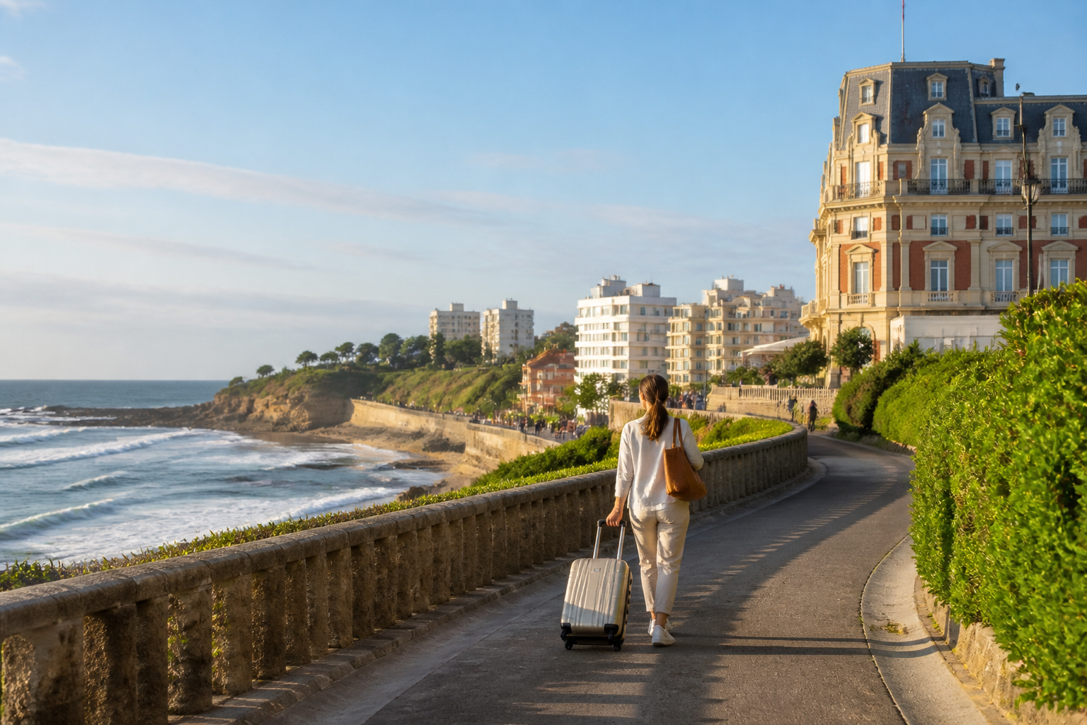 Visiter Biarritz sans voiture : train, transports et itinéraire