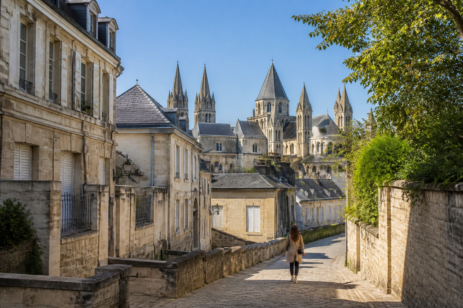 Visiter Caen en 1 jour : itinéraire à pied, étapes et carte