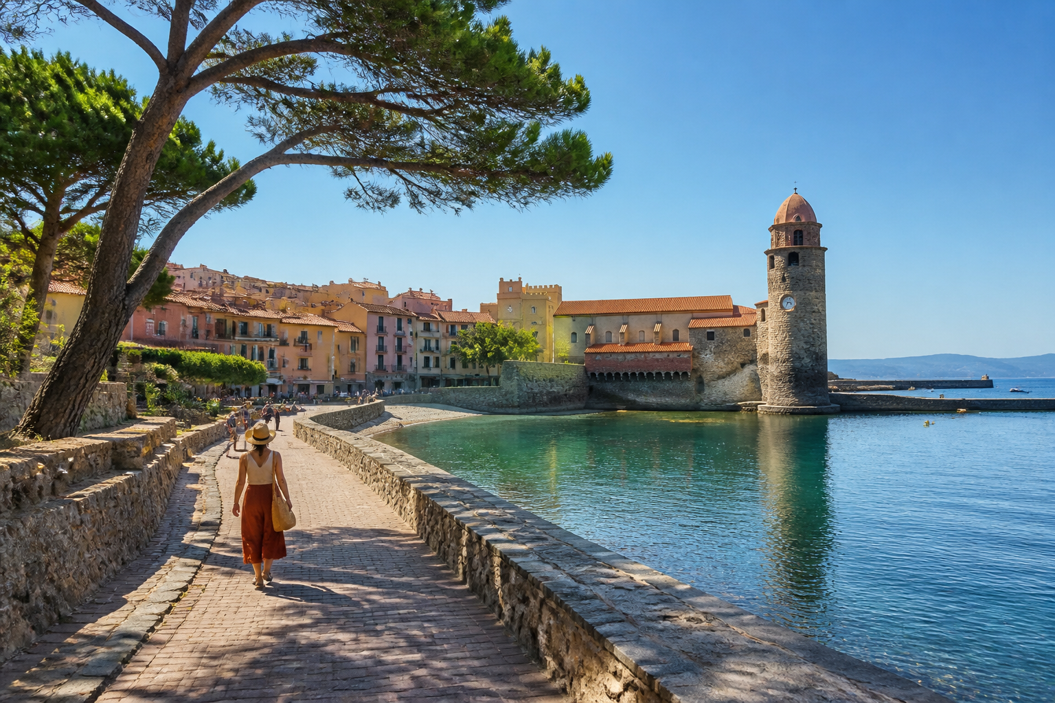 Visiter Collioure en 1 jour : itinéraire à pied, étapes et carte