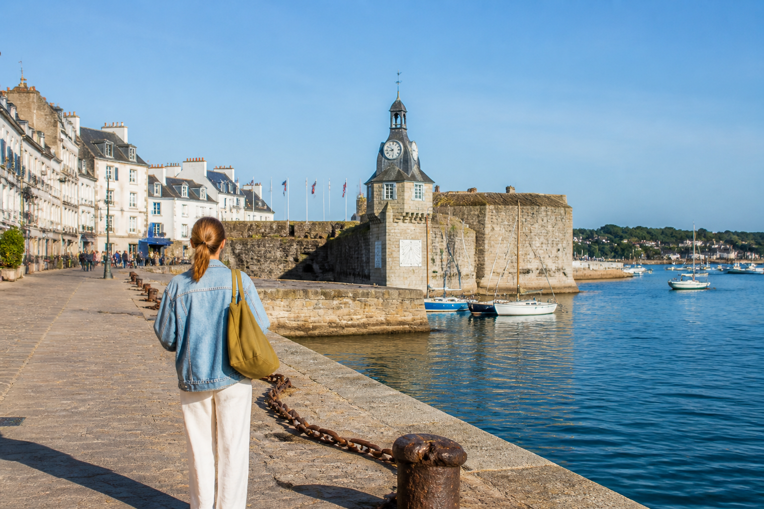 Visiter Concarneau sans voiture : train, transports et itinéraire