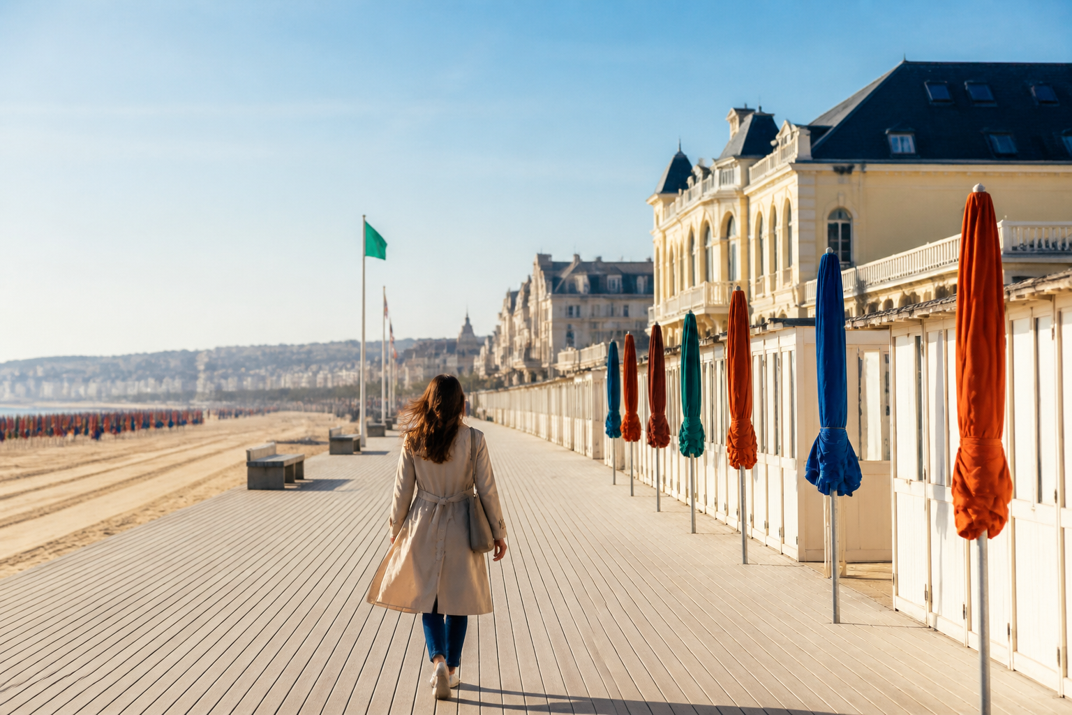 Visiter Deauville en 1 jour : itinéraire à pied, étapes et carte