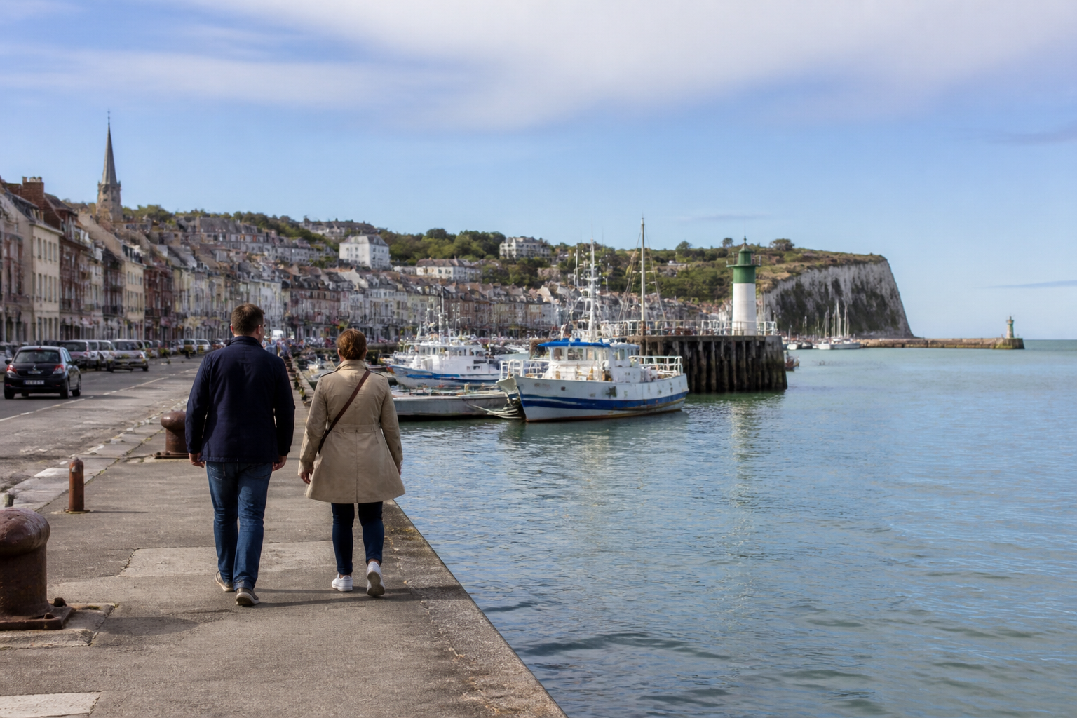 Visiter Dieppe en 1 jour : itinéraire à pied, étapes et carte