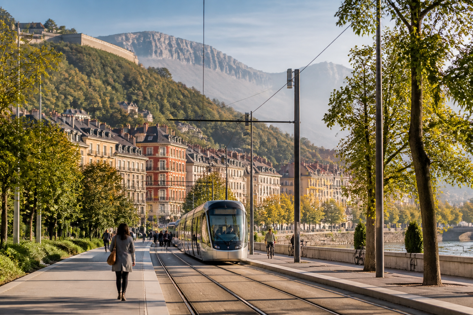 Visiter Grenoble sans voiture : train, transports et itinéraire