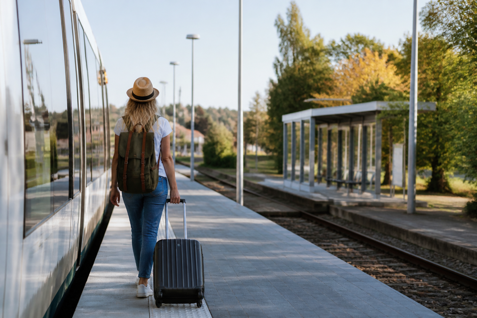 Visiter Joué-lès-Tours sans voiture : train, transports et itinéraire