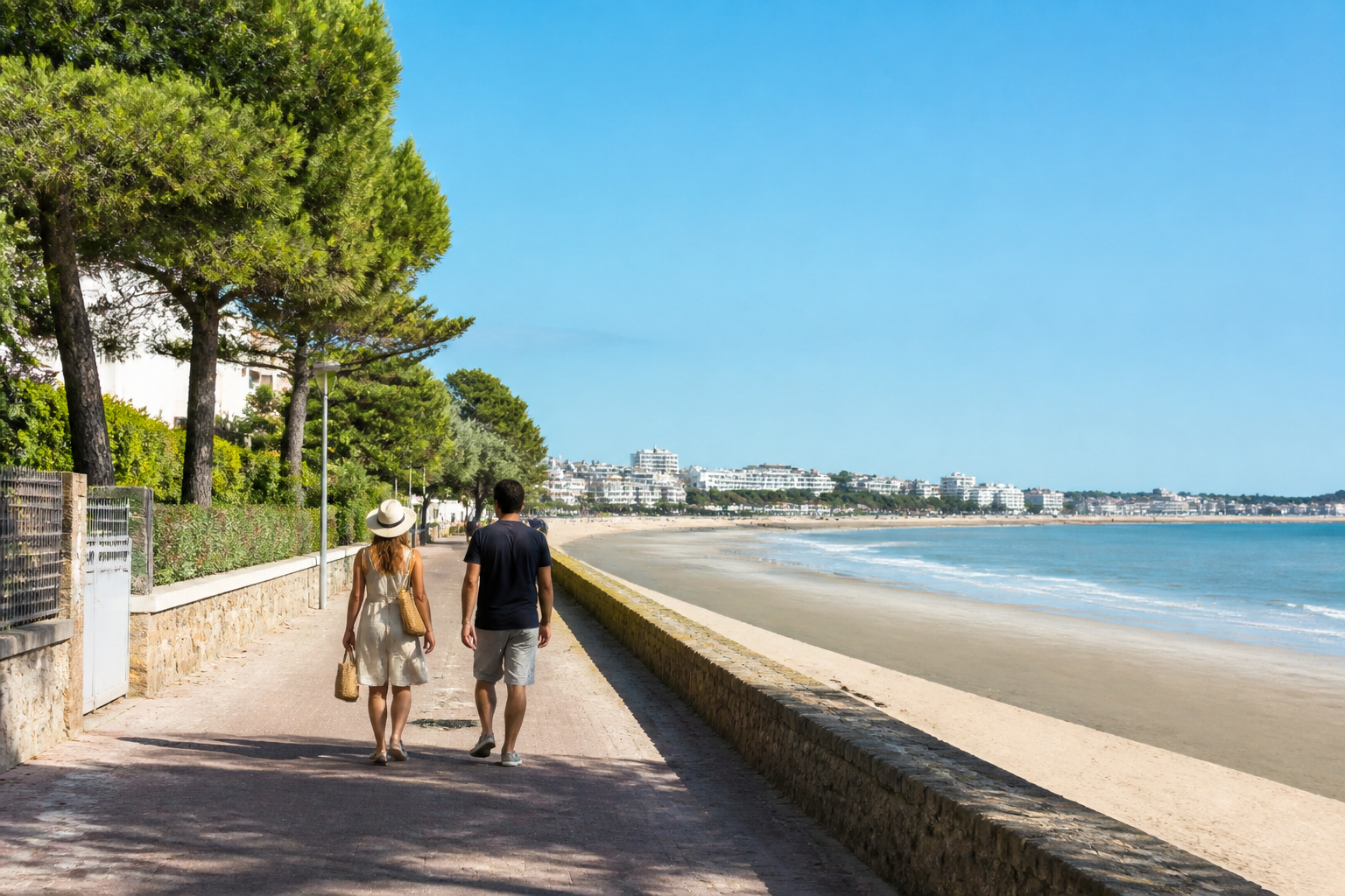 Visiter La Baule-Escoublac en 1 jour : itinéraire à pied, étapes et carte