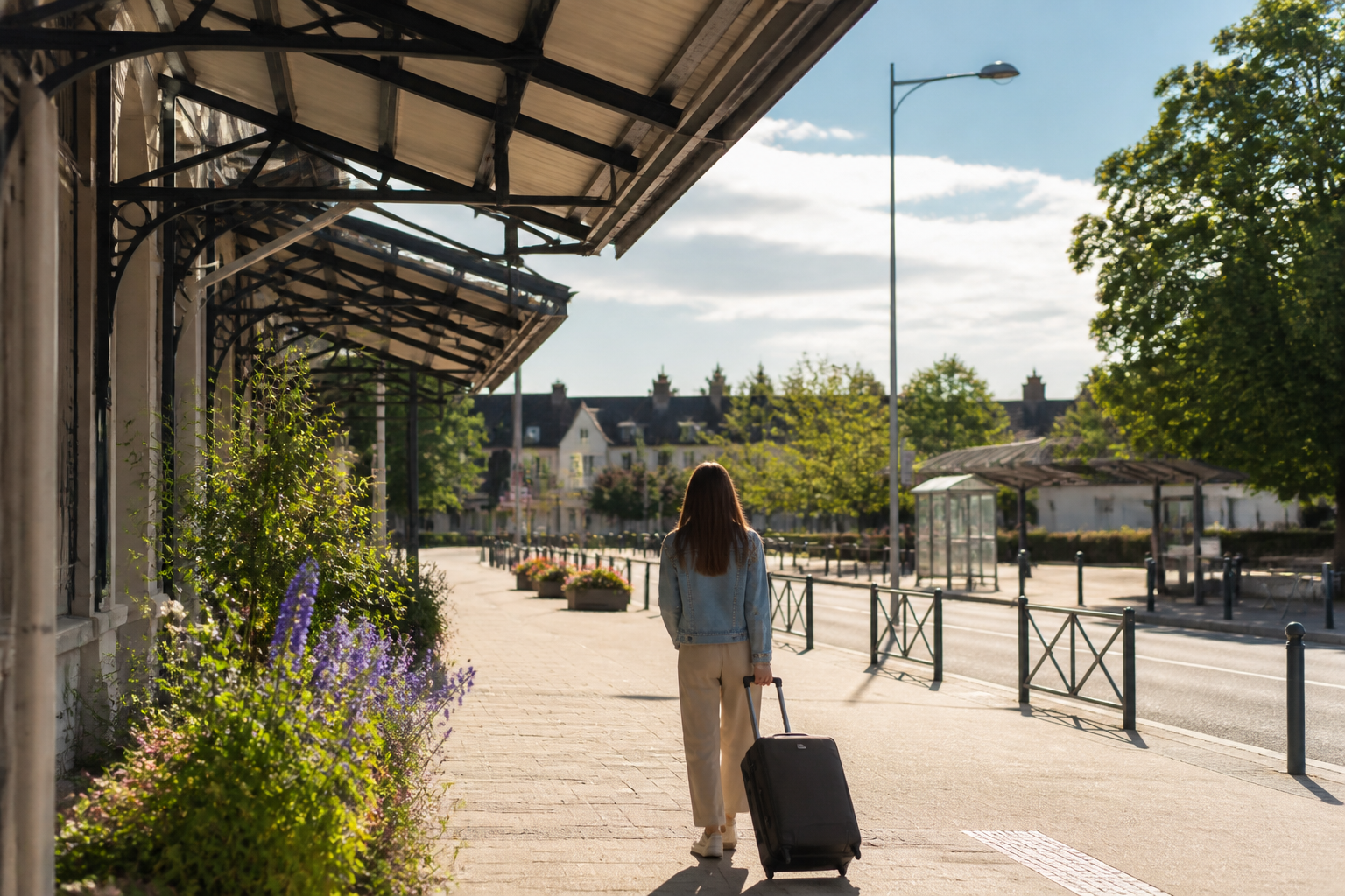 Visiter Lanester sans voiture : train, transports et itinéraire