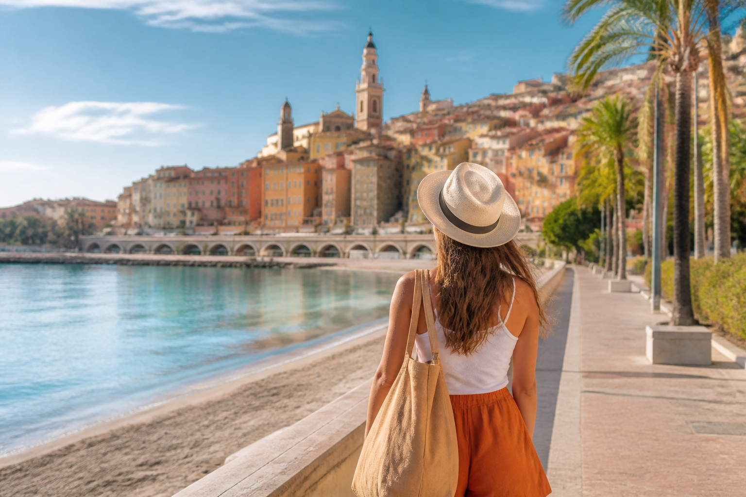 Visiter Menton sans voiture : train, transports et itinéraire