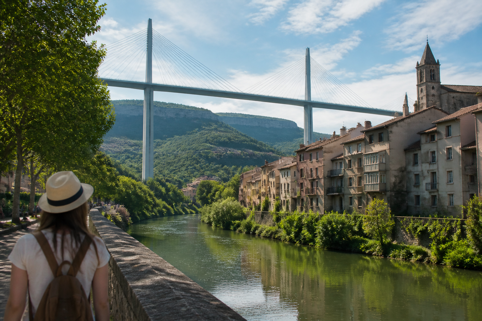 Visiter Millau en 1 jour : itinéraire à pied, étapes et carte