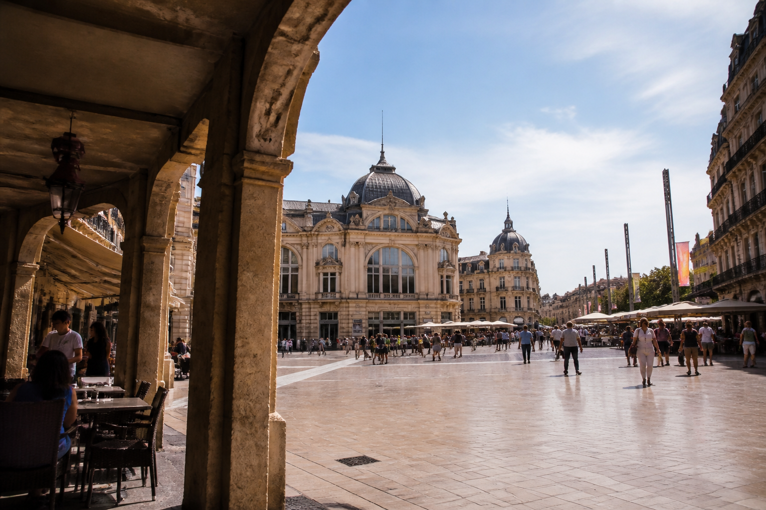 Visiter Montpellier en 1 jour : itinéraire à pied, étapes et carte