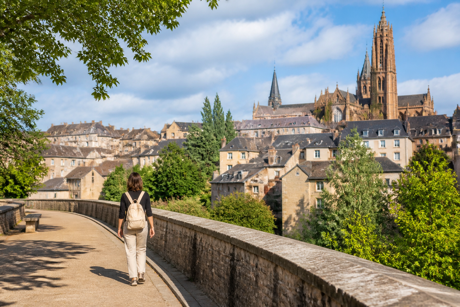 Visiter Rodez en 1 jour : itinéraire à pied, étapes et carte