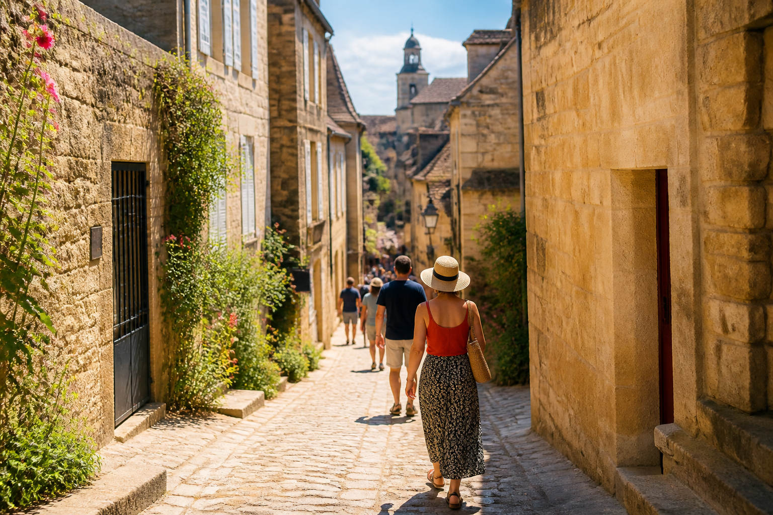 Visiter Sarlat-la-Canéda en 1 jour : itinéraire à pied, étapes et carte