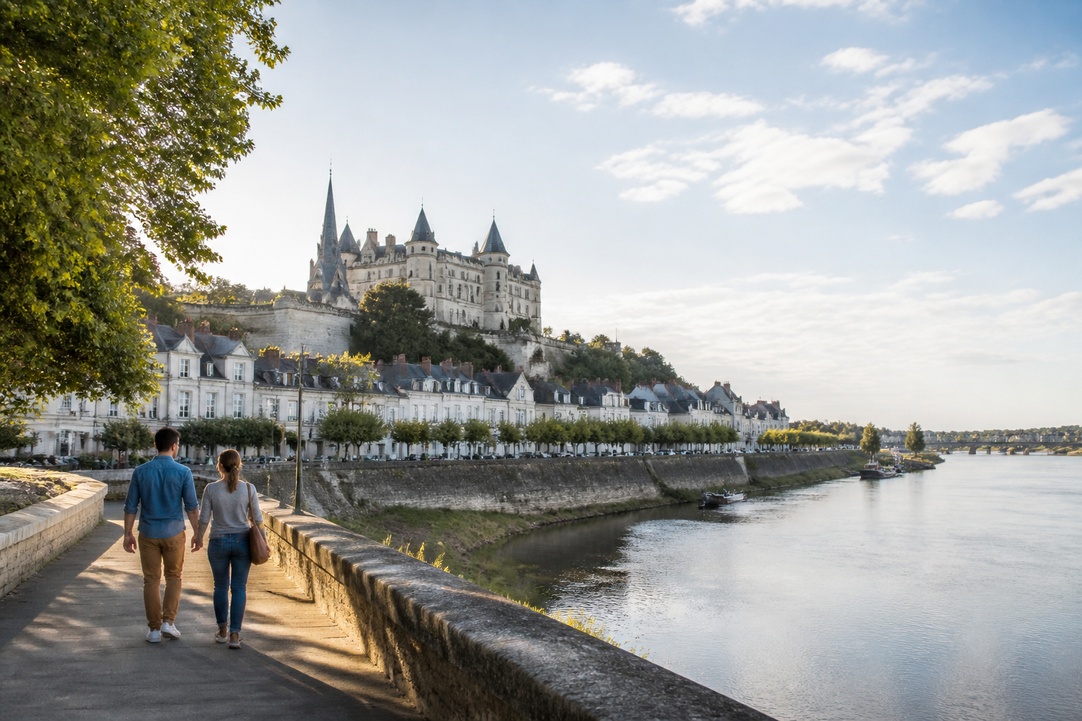 Visiter Saumur en 1 jour : itinéraire à pied, étapes et carte