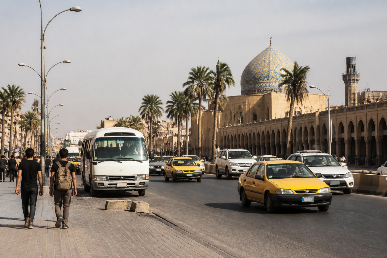 Irak : comment se déplacer, transports, applis et pass