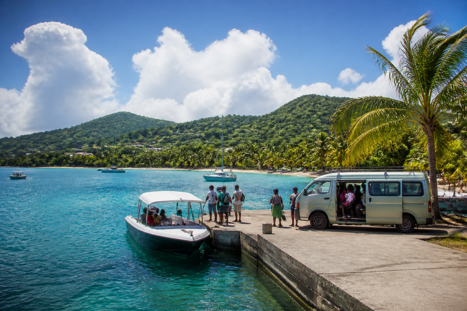 Saint-Vincent-et-les-Grenadines : comment se déplacer, transports, applis et pass