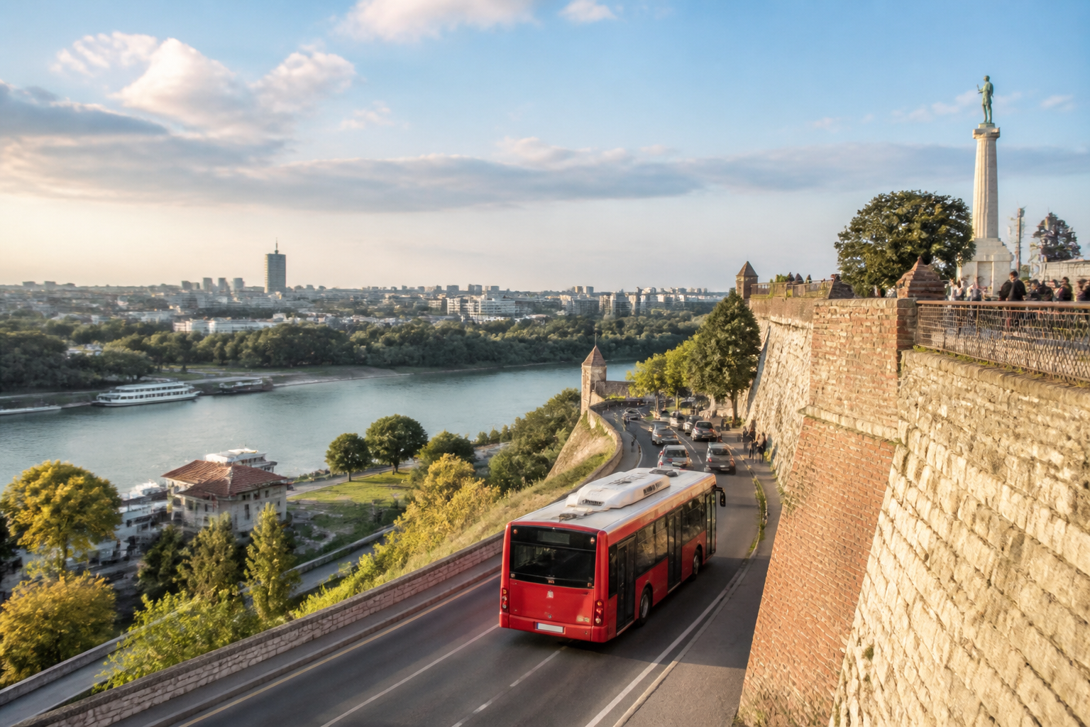 Serbie : comment se déplacer, transports, applis et pass