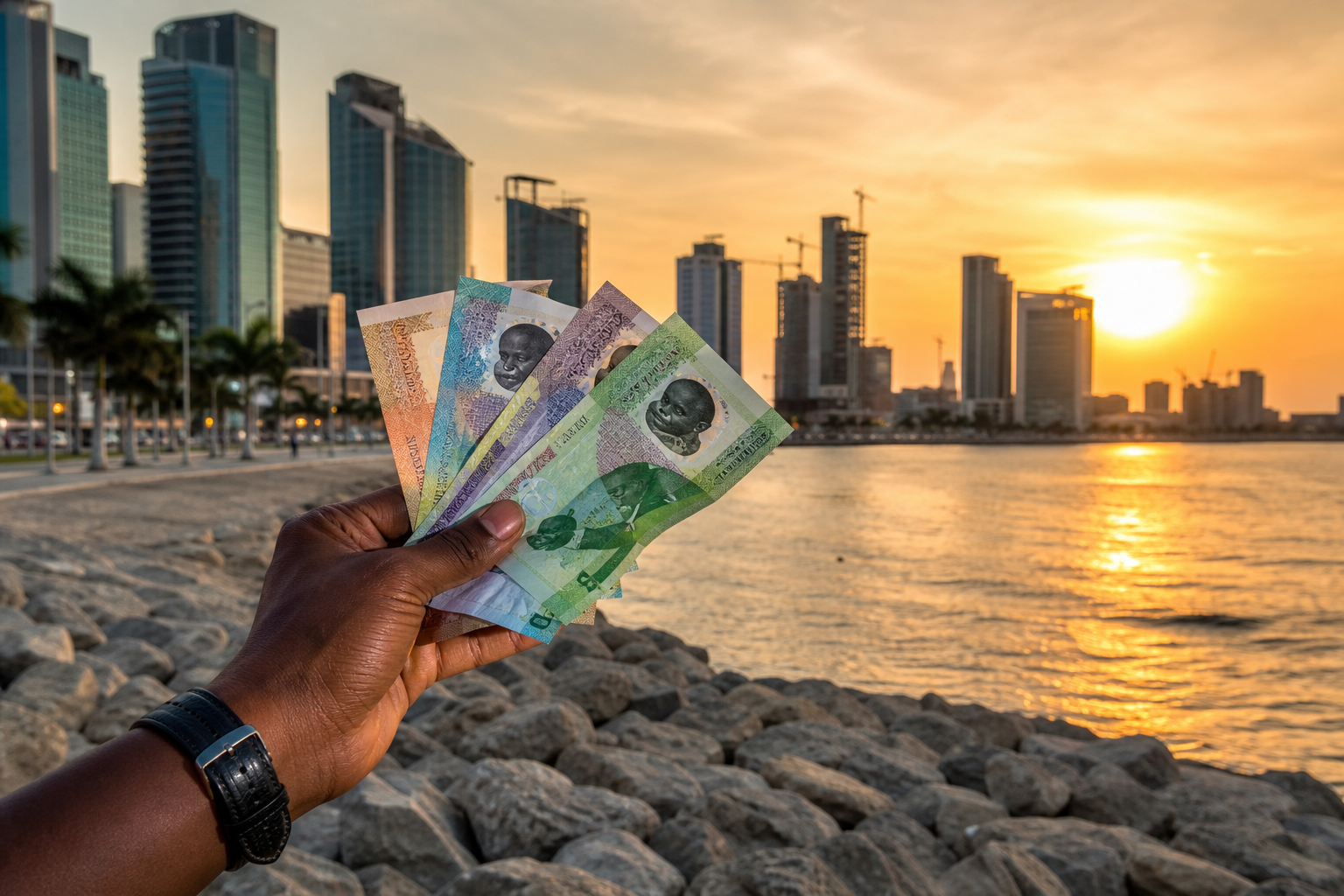 Monnaie en Angola : kwanza (AOA), change, paiements, retraits, pourboires