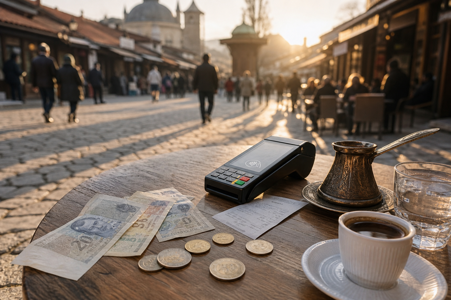 Monnaie en Bosnie-Herzégovine : mark convertible, change, paiements, retraits, pourboires
