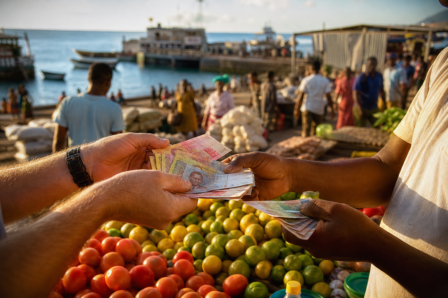 Monnaie en Comores : franc comorien, change, paiements, retraits, pourboires