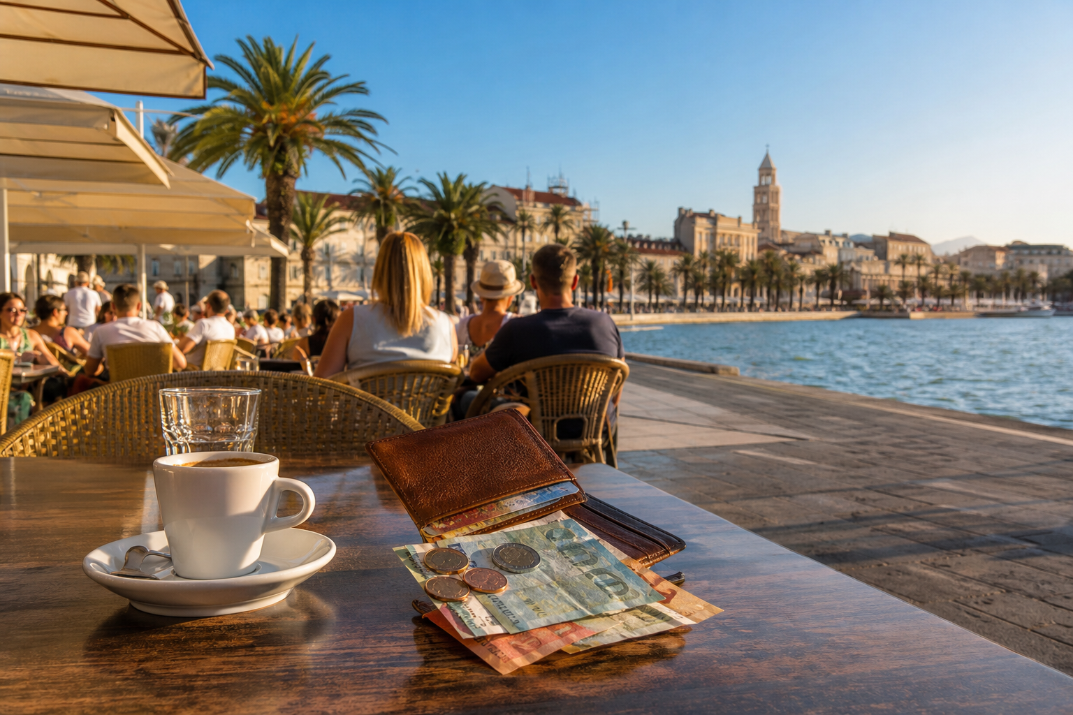 Monnaie en Croatie : euro, change, paiements, retraits, pourboires