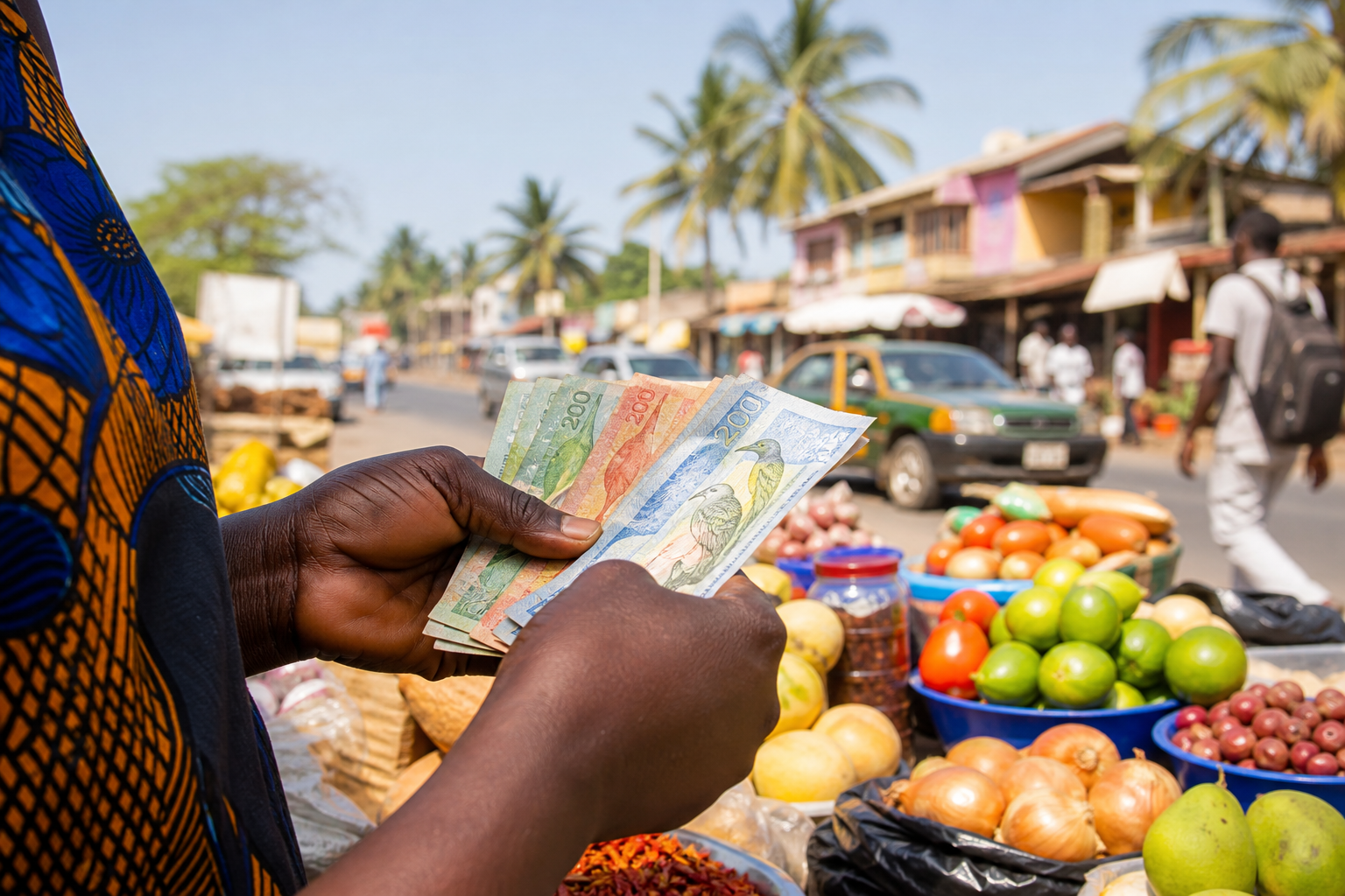 Monnaie en Gambie : dalasi, change, paiements, retraits, pourboires