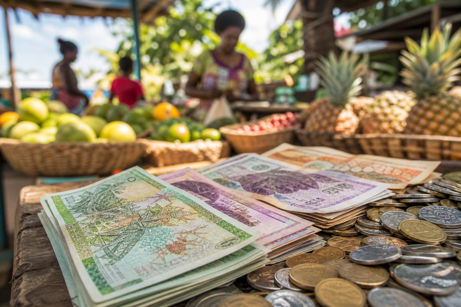 Monnaie en Îles Salomon : dollar des Îles Salomon (SBD), change, paiements, retraits, pourboires