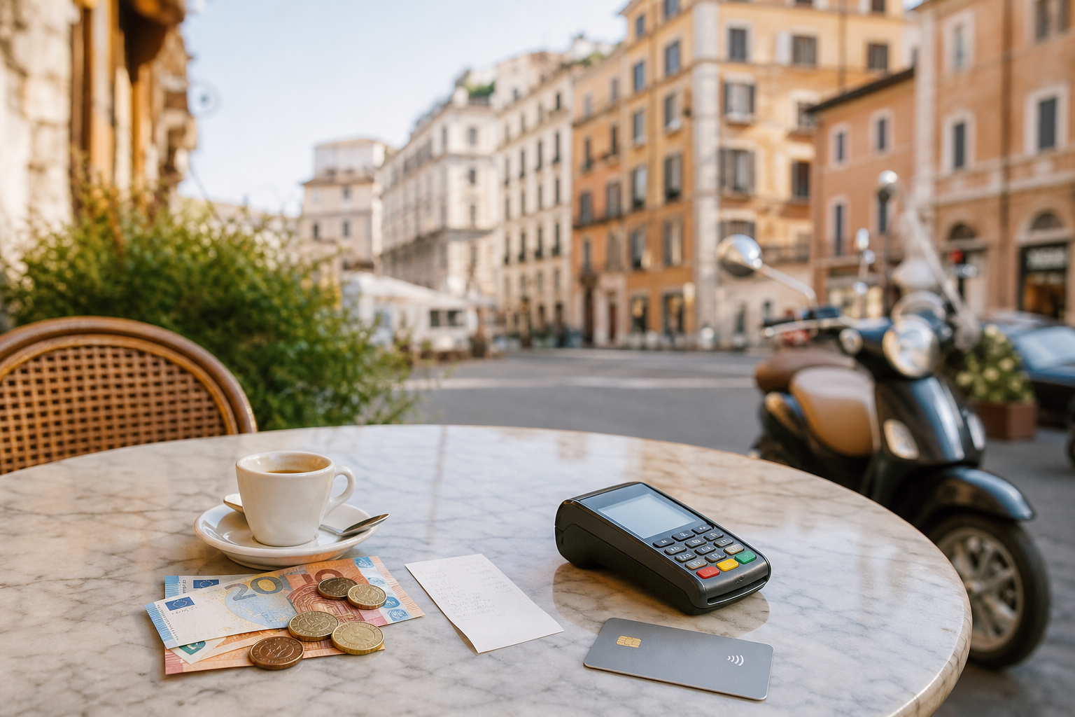 Monnaie en Italie : euro, change, paiements, retraits et pourboires