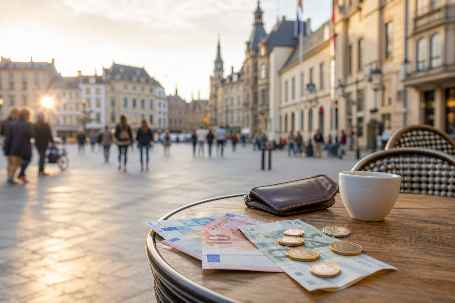 Monnaie au Luxembourg : euro, change, paiements, retraits et pourboires