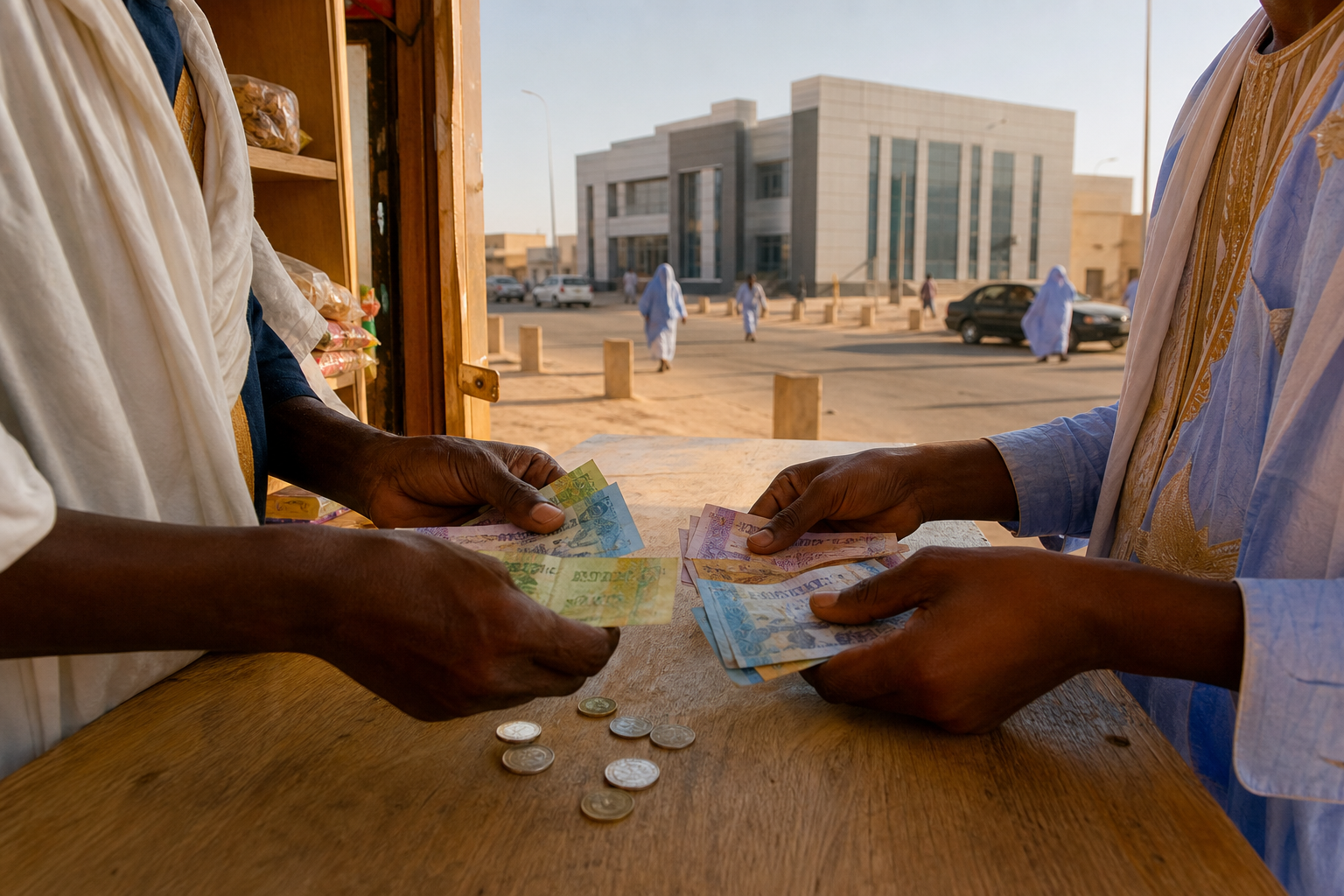 Monnaie en Mauritanie : ouguiya (MRU), change, paiements, retraits, pourboires