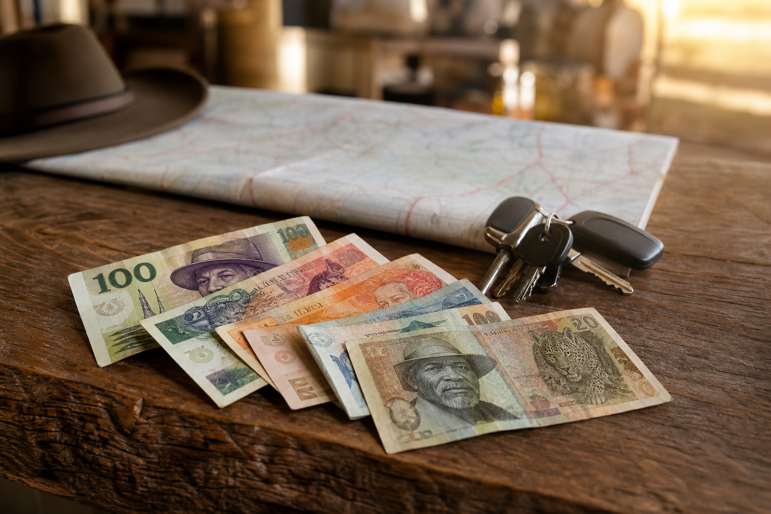 Monnaie en Namibie : dollar namibien, change, paiements, retraits et pourboires