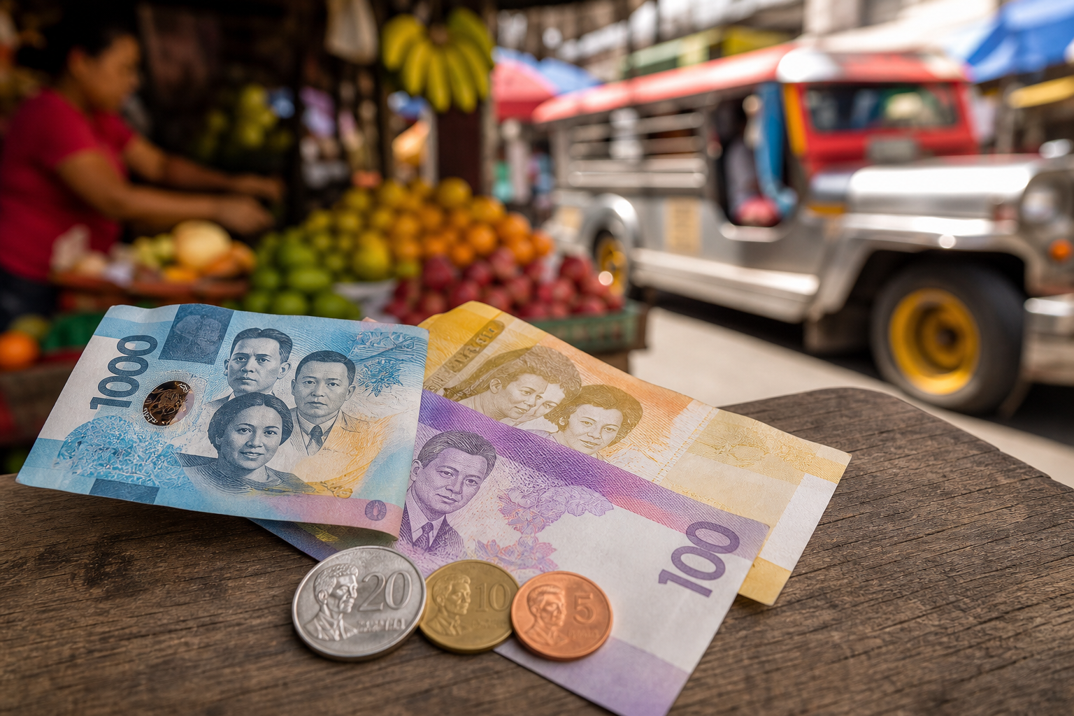Monnaie aux Philippines : peso philippin, change, paiements, retraits, pourboires