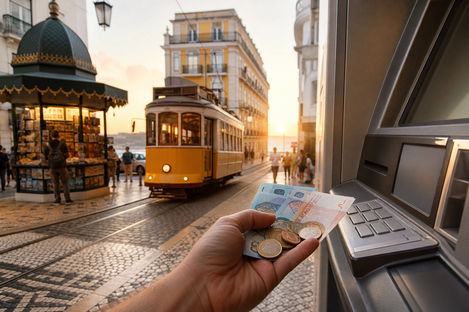 Monnaie au Portugal : euro, change, paiements, retraits et pourboires