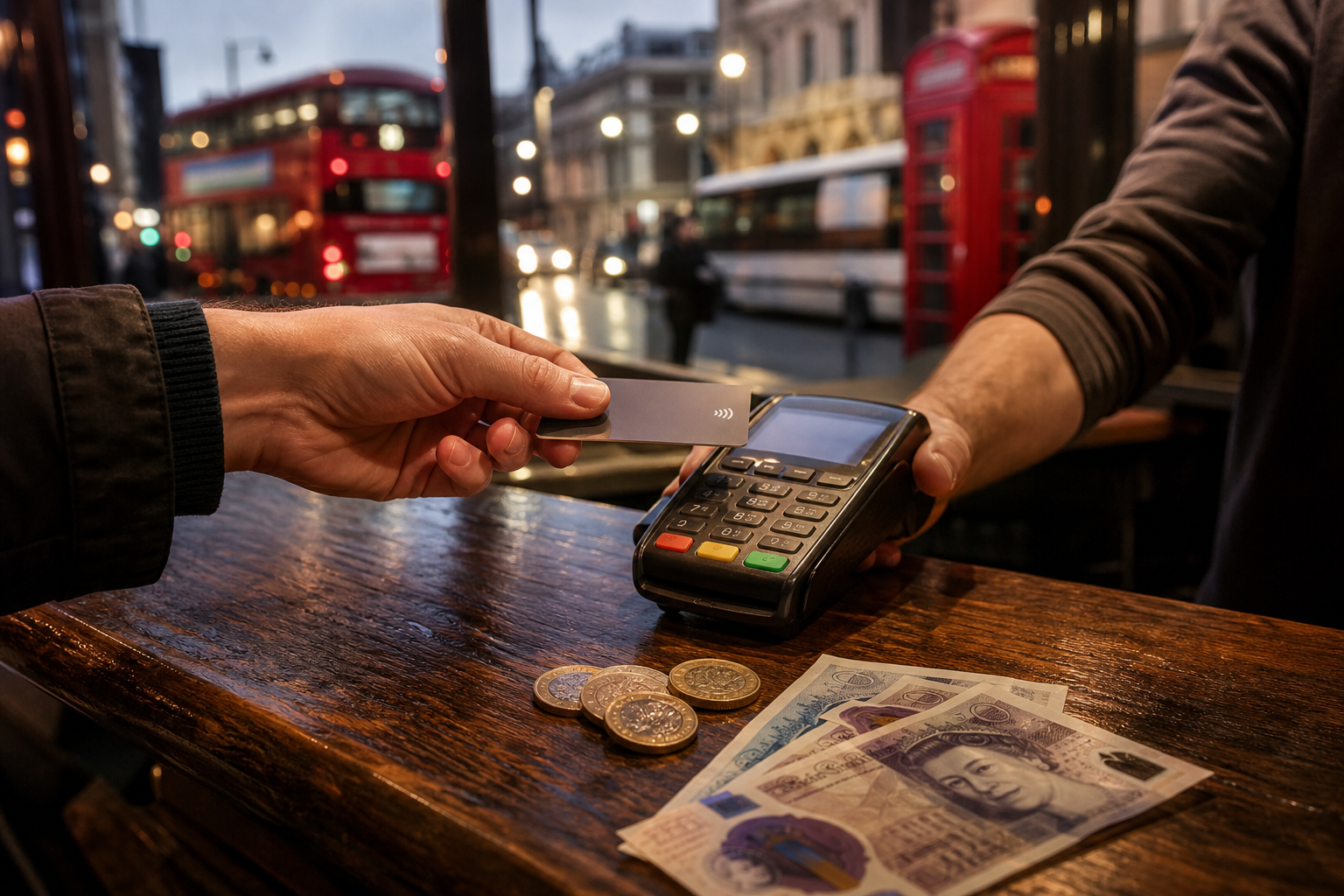 Monnaie au Royaume-Uni : livre sterling, change, paiements, retraits et pourboires