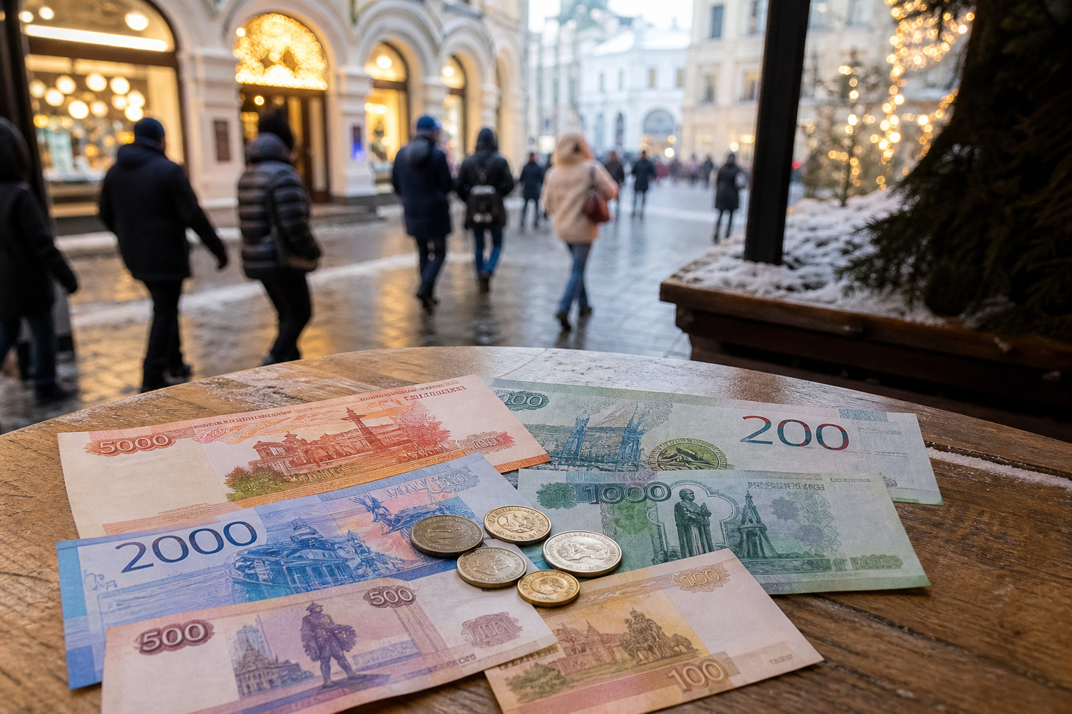 Monnaie en Russie : rouble (RUB), change, paiements, retraits, pourboires