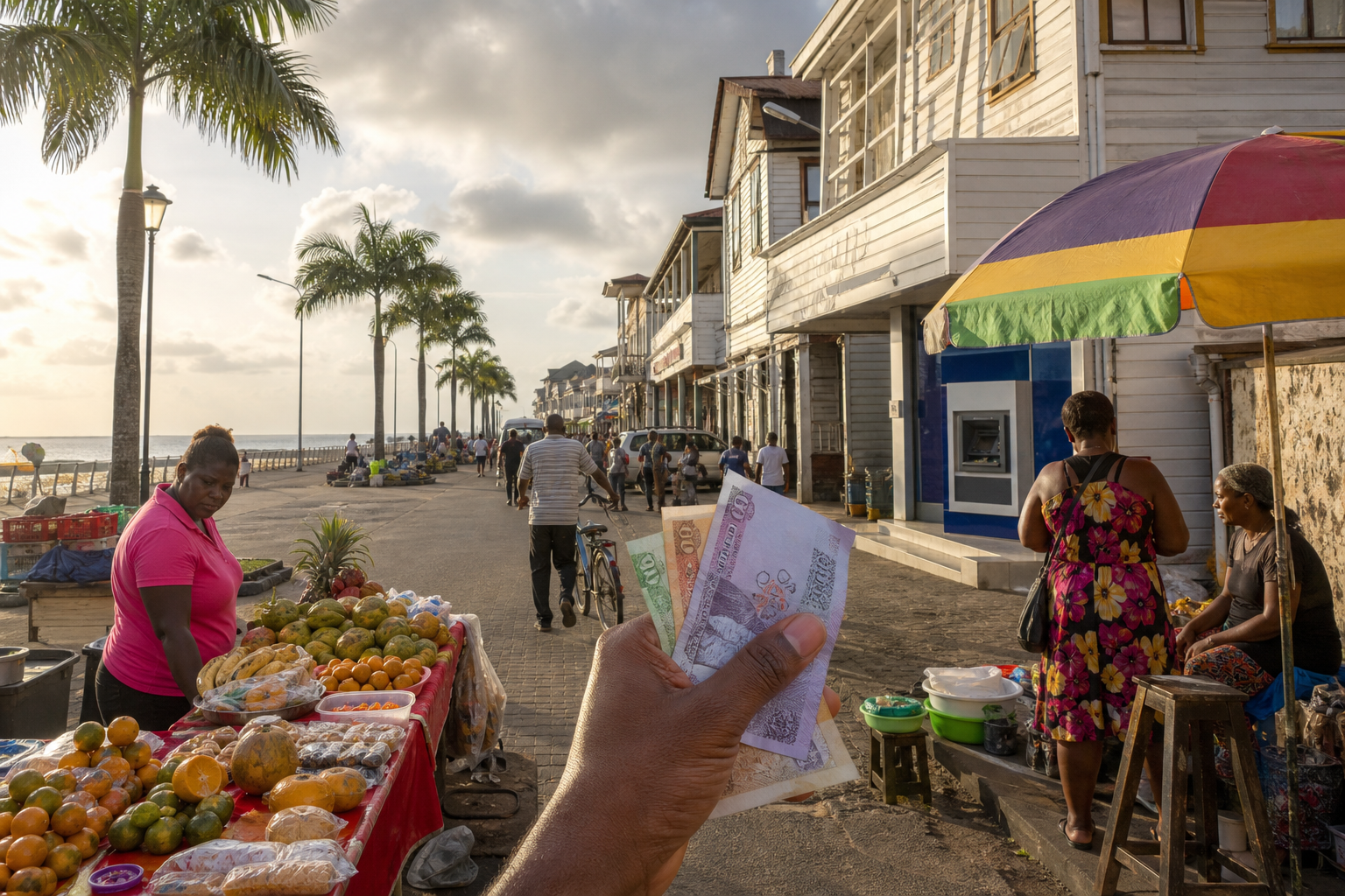 Monnaie en Suriname : dollar surinamais (SRD), change, paiements, retraits, pourboires