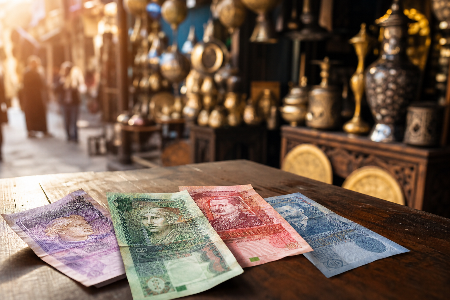 Monnaie en Syrie : livre syrienne, change, paiements, retraits, pourboires