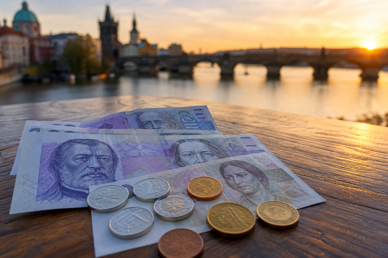 Monnaie en Tchéquie : couronne tchèque (CZK), change, paiements, retraits, pourboires