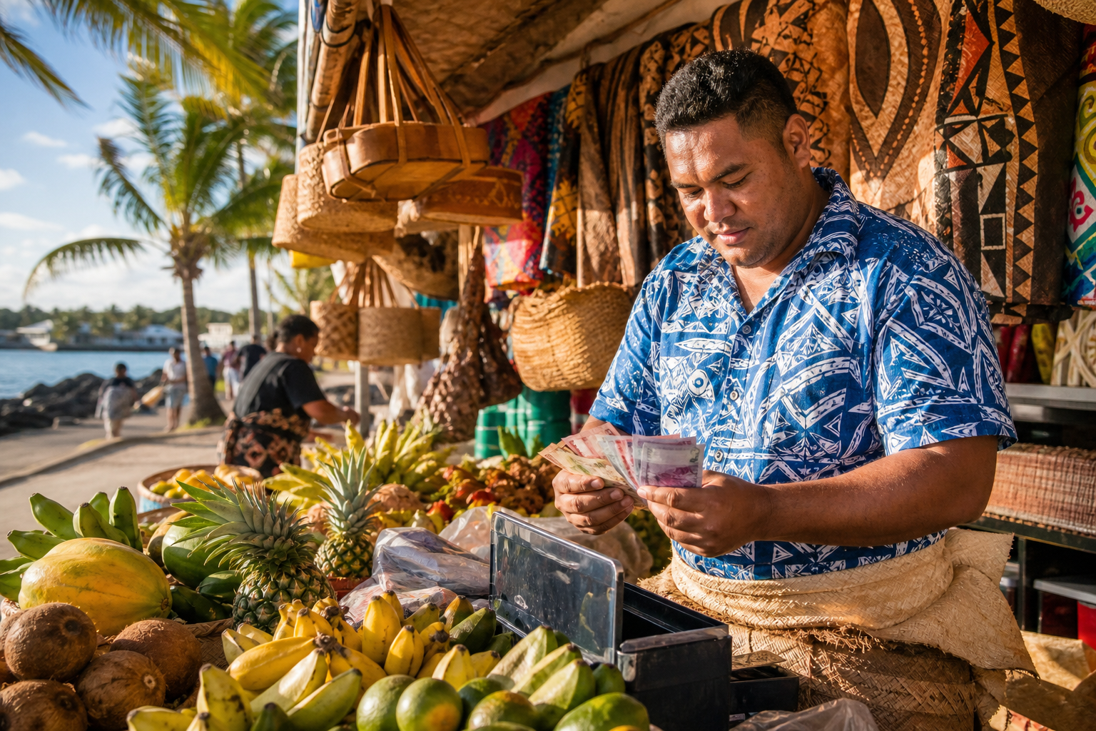 Monnaie au Tonga : paʻanga (TOP), change, paiements, retraits et pourboires