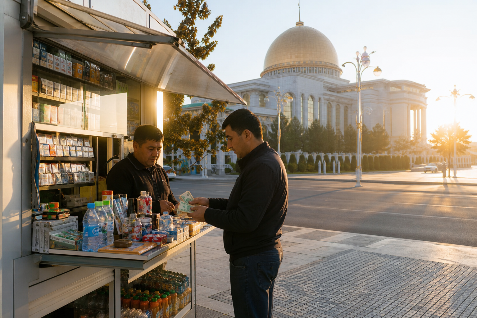 Monnaie au Turkménistan : devise, change, paiements, retraits et pourboires