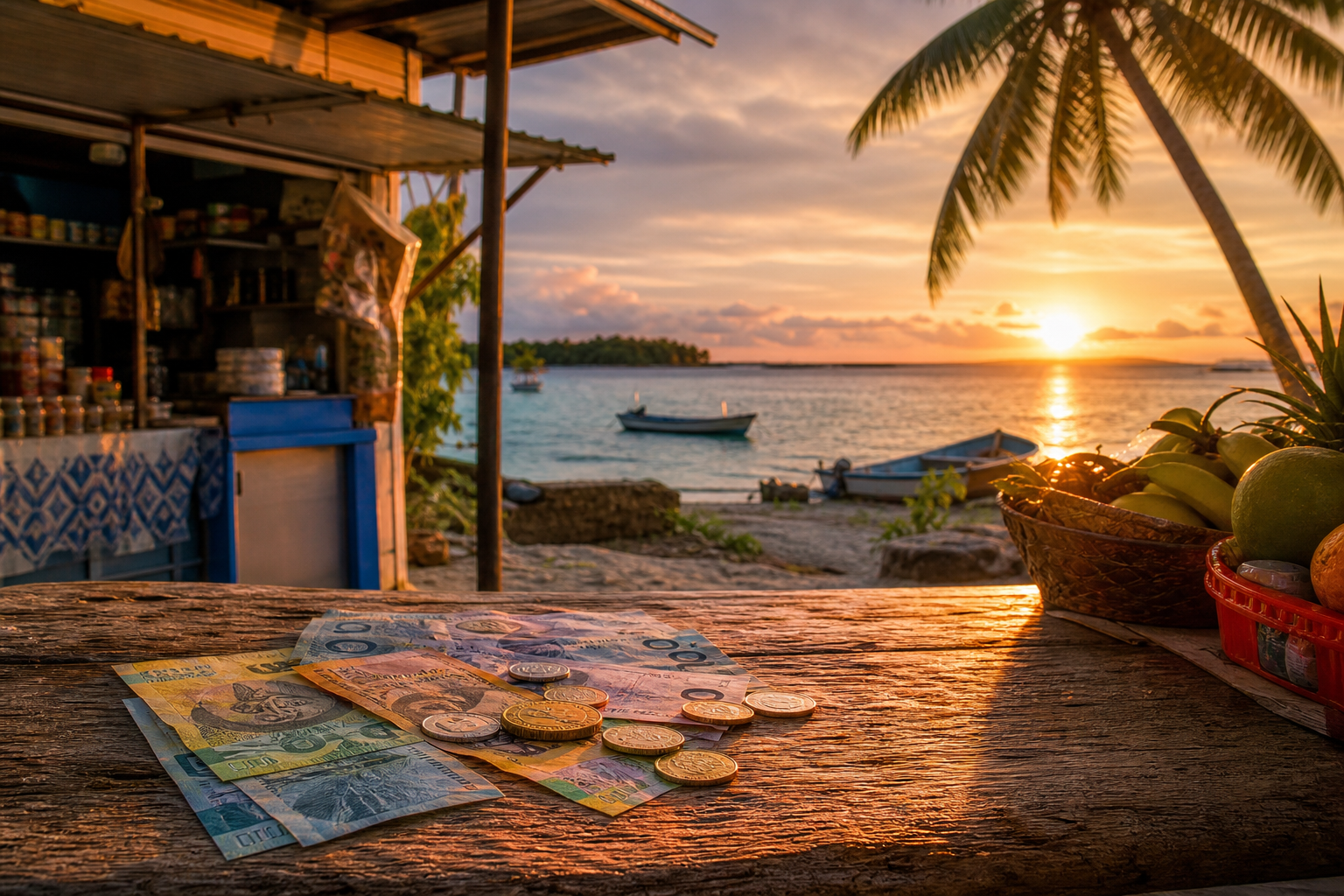 Monnaie au Tuvalu : dollar australien, change, paiements, retraits et pourboires