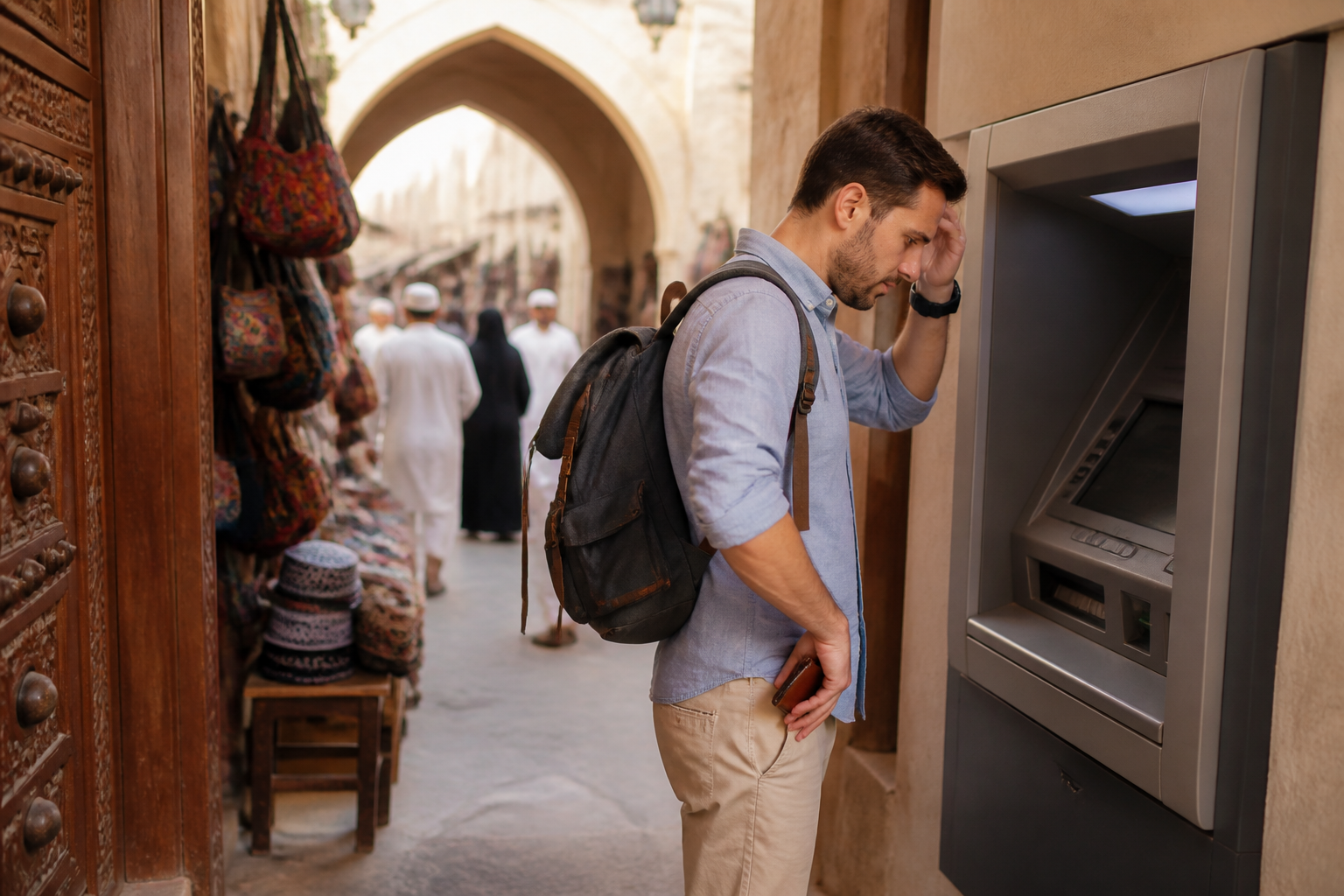 Perdre sa carte bancaire à Oman : opposition, retrait d’urgence, solutions
