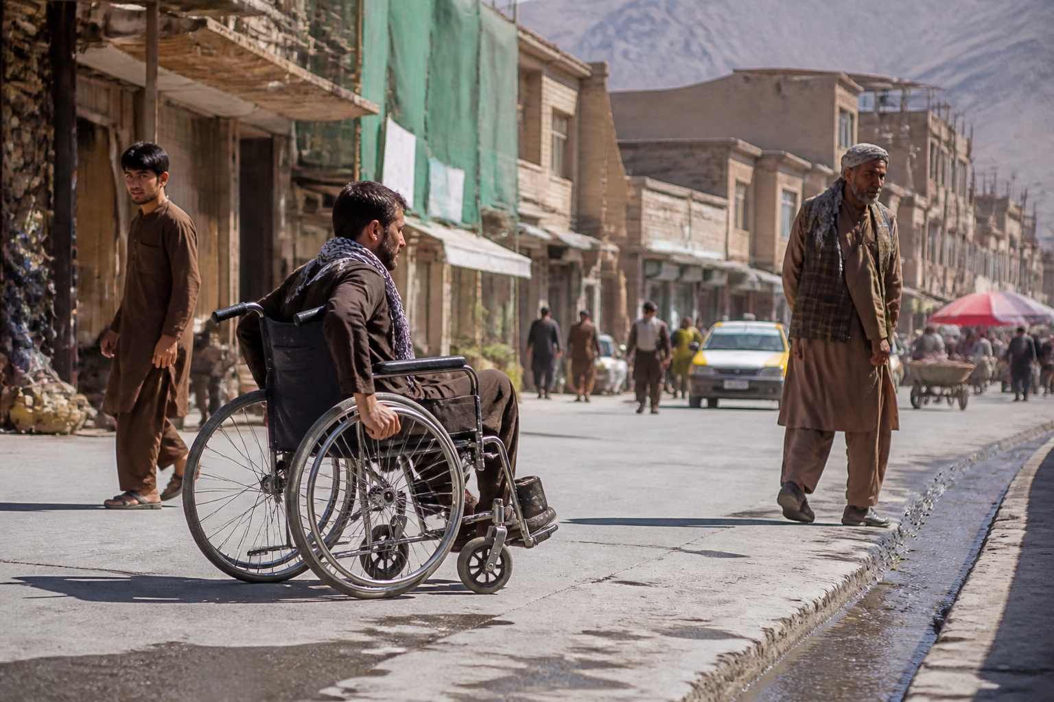 Accessibilité PMR en Afghanistan : transports, hôtels, rues, difficultés